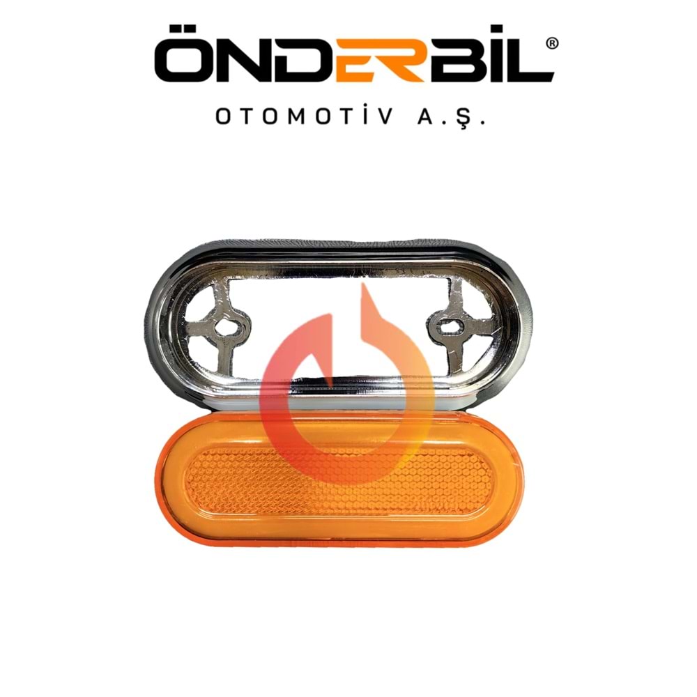 MARKER NEON LAMBA SARI NİKELAJLI OVAL